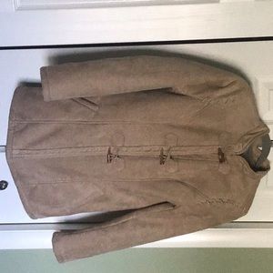 SOLD-Monoreno Faux Suede Jacket